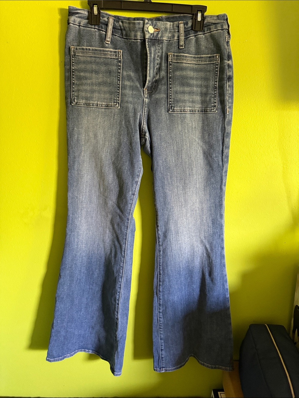 Express Stretch 70's Flare Mid Rise Jeans Size L